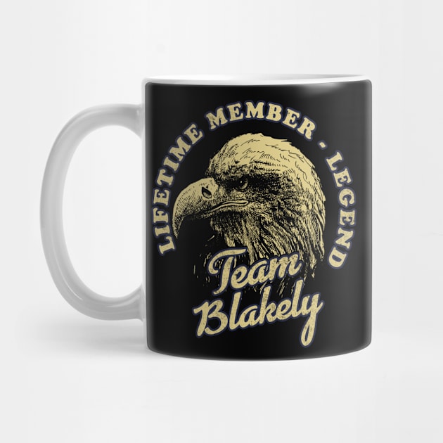 Blakely Name - Lifetime Member Legend - Eagle by Stacy Peters Art